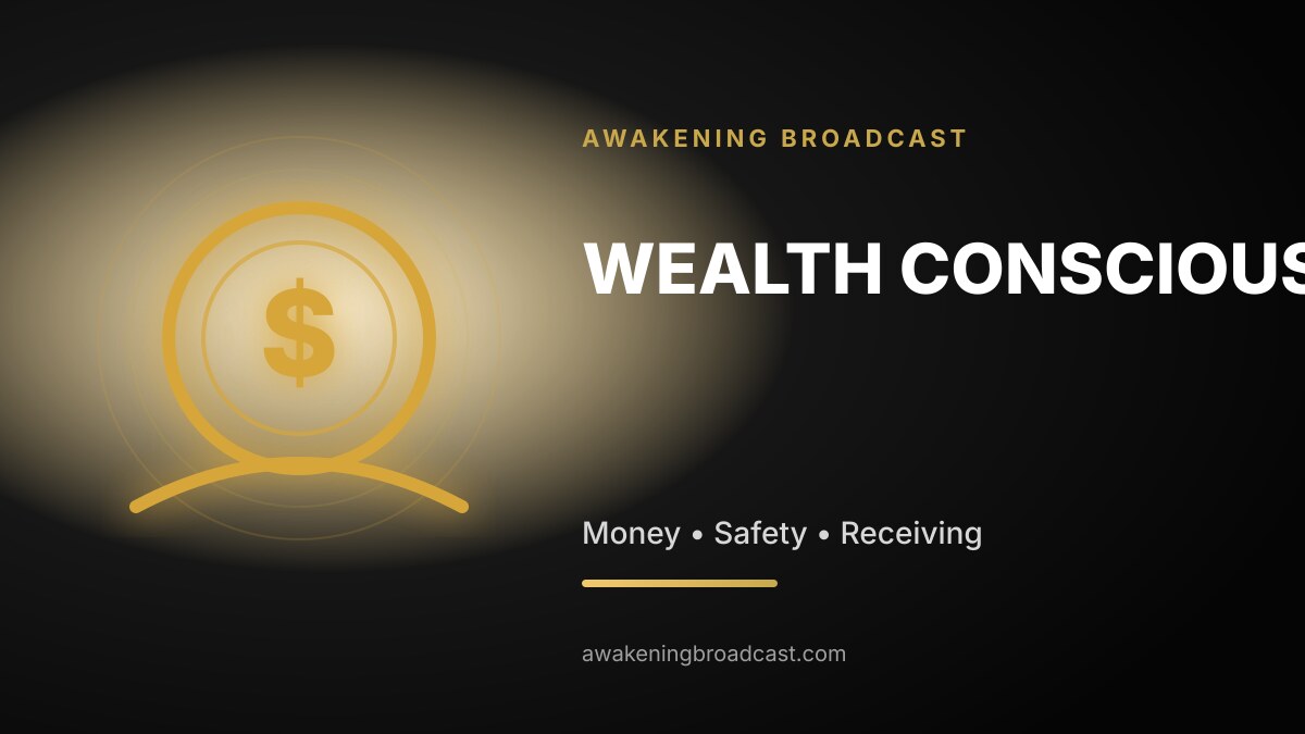 Wealth consciousness: money beliefs, nervous-system awareness and healthier financial patterns.